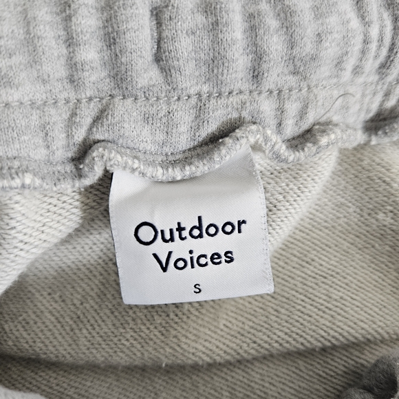 Outdoor Voices Gray Skirt Womens Organic Cotton Terry Linerless Pull-on Size S - Picture 7 of 10